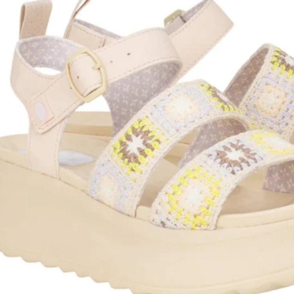 Hey Dude Women's Delray Buckle Cottage Crochet Sandals - Picture 5 of 5